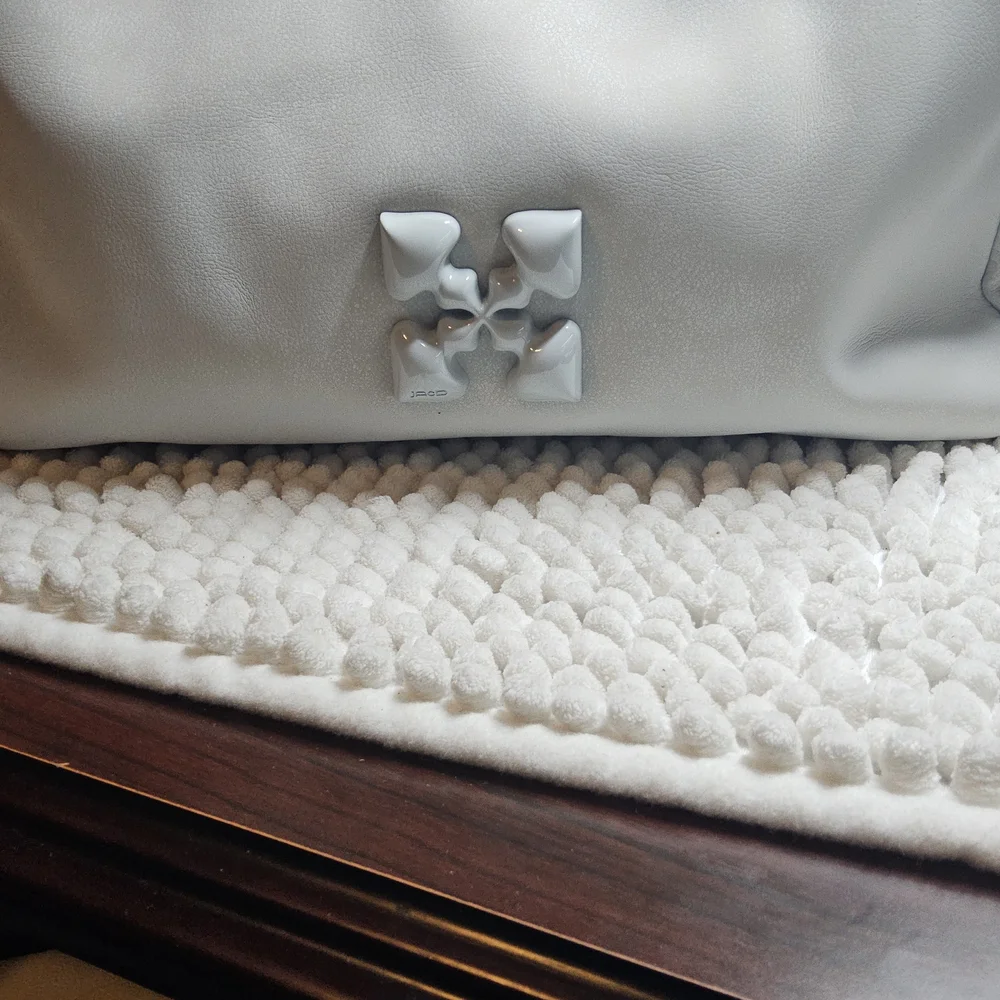 New JACD Light Silver Hobo Style Shoulder/Crossbody Purse